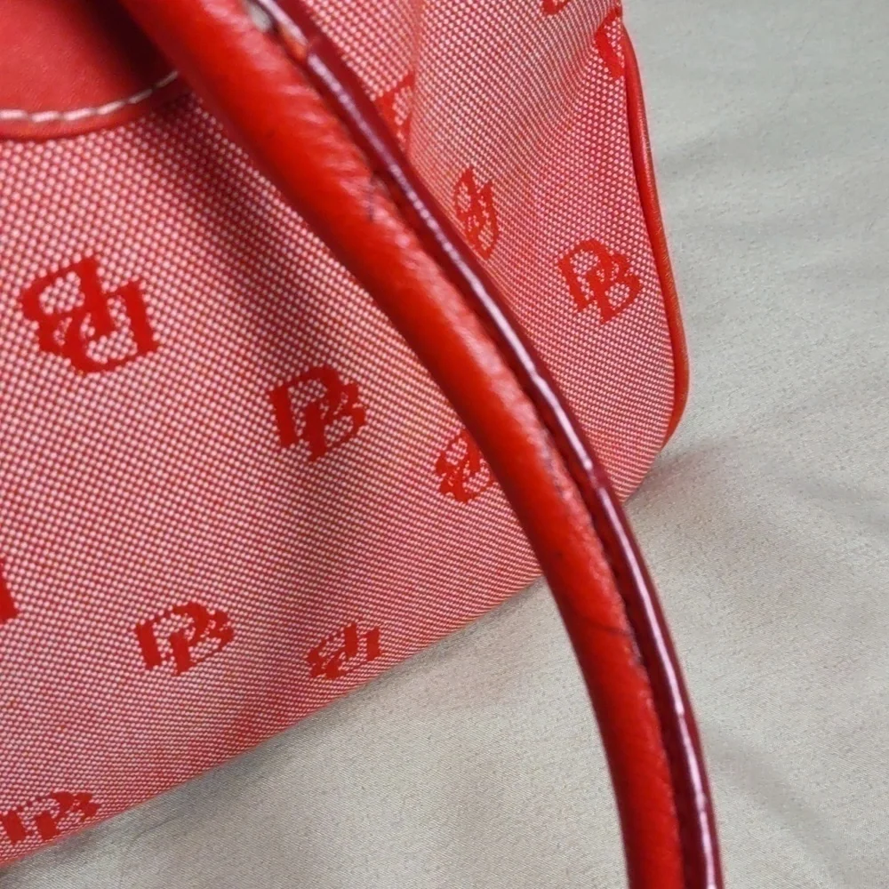 Dooney & Bourke Red Domed Zip Zip Satchel